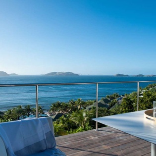The view from WV IDS, Pointe Milou, St. Barthelemy
