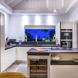 Kitchen at WV PAJ, Lurin, St. Barthelemy