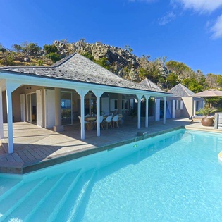 Villa Pool at WV LAR, Petit Cul de Sac, St. Barthelemy