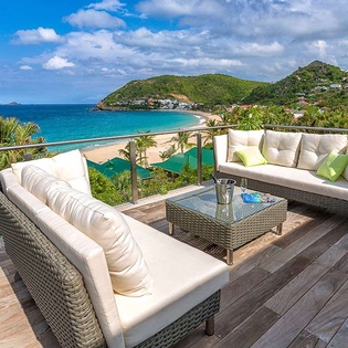 Deck at WV ISA, Flamands, St. Barthelemy