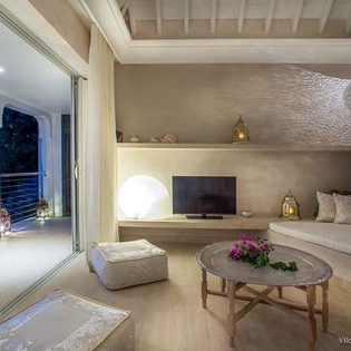 Sitting Room at WV SHE, Corossol, St. Barthelemy