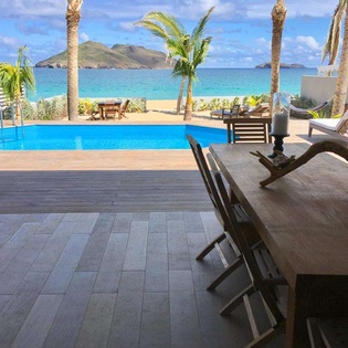 Dining Room at WV VMG, Flamands Beach, St. Barthelemy