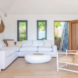 Living Room at WV CUT, Toiny, St. Barthelemy