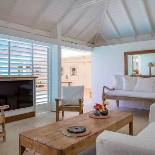 Living Room at WV BBA, St. Jean, St. Barthelemy