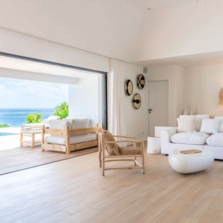 Living Room at WV CUT, Toiny, St. Barthelemy