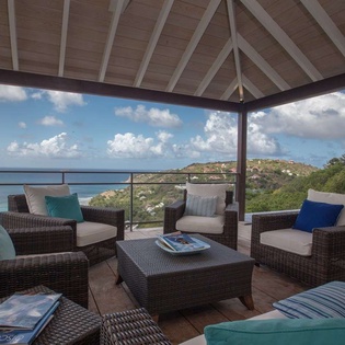 Gazebo at WV GEA, Petite Saline, St. Barthelemy