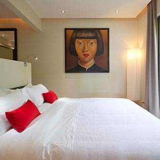 Bedroom at WV CML, Camaruche, St. Barthelemy