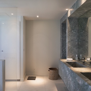 Bathroom at WV CTL, Lorient Beach, St. Barthelemy
