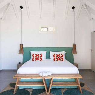Bedroom at WV HBV, Flamands, St. Barthelemy