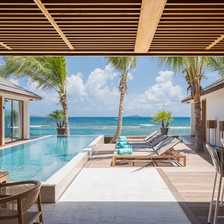Villa Pool at WV CTL, Lorient Beach, St. Barthelemy