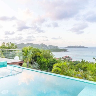 Villa Pool at WV ISI, St. Jean, St. Barthelemy