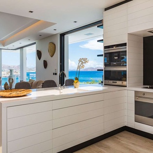 Kitchen at WV TAR, Camaruche, St. Barthelemy