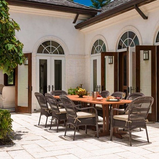 Patio at IE BAR, Thompson Cove, Turks & Caicos