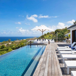 Villa Pool at WV CAA, Pointe Milou, St. Barthelemy