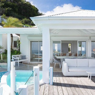 Terrace at WV MLA, Marigot, St. Barthelemy