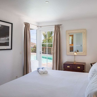 Bedroom at WV ART, Flamands, St. Barthelemy