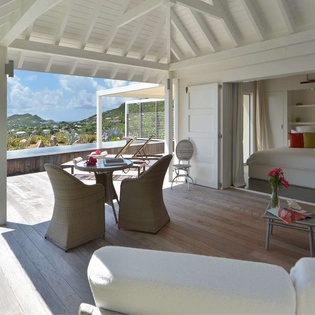 Bedroom at WV APN, Mont Jean, St. Barthelemy