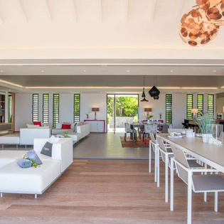 Living Room at WV BST, Lurin, St. Barthelemy