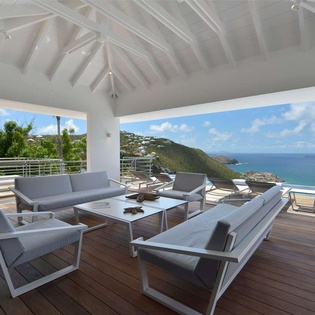 Terrace at WV TSO, Colombier, St. Barthelemy