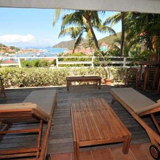 Terrace at WV PUL, Gustavia, St. Barthelemy