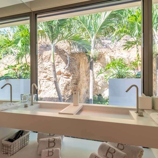 Bathroom at WV BCA, Corossol, St. Barthelemy