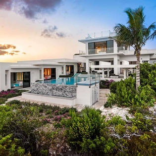 Aerial photo of TC SDB, Turtle Tail, Turks & Caicos