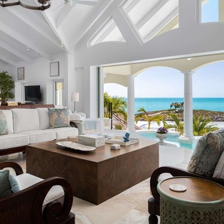 Living Room at TC EMA, Turtle Tail, Turks & Caicos