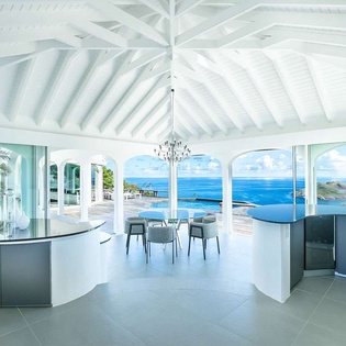 Kitchen at WV BYZ, Colombier, St. Barthelemy