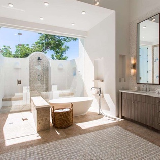 Bathroom at AXA SKY, Long Bay, Anguilla