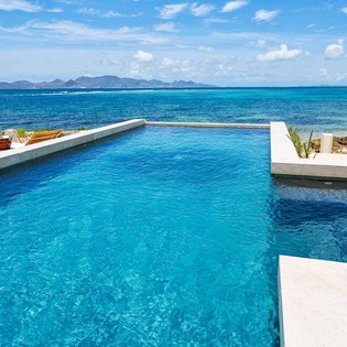 Villa Pool at RIC LIM, Little Harbour, Anguilla