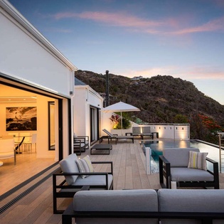 Deck at WV CIO, Grand Cul de Sac, St. Barthelemy