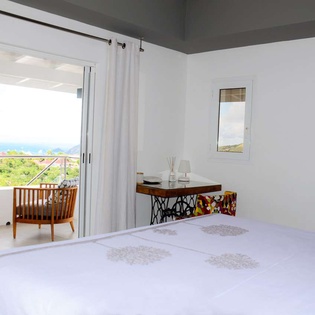 Bedroom at WV VLC, Lurin, St. Barthelemy