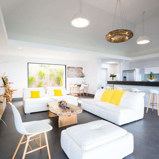 Living Room at WV CLM, Vitet, St. Barthelemy