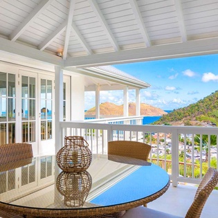 Terrace at WV ACI, Flamands, St. Barthelemy