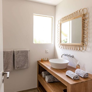 Bathroom at WV APE, St. Jean, St. Barthelemy