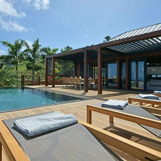 Deck at WV VUM, Marigot, St. Barthelemy