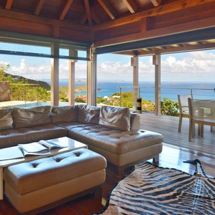 Living Room at WV MJS, Flamands, St. Barthelemy