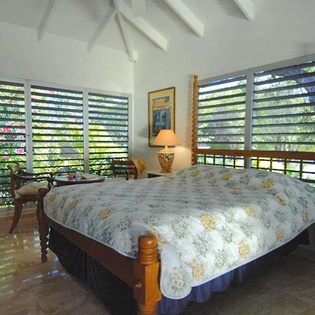 Bedroom at PIE BAI, Beach Side/Baie Longue, St. Martin