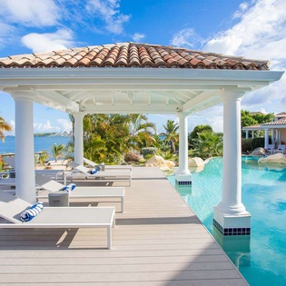 Villa Pool at PIE LAS, Simpson Bay Lagoon, St. Martin