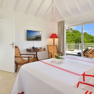 Bedroom at WV KRL, St. Jean, St. Barthelemy