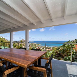Veranda at WV RID, Anse des Cayes, St. Barthelemy