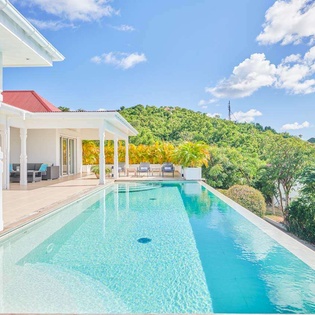 Villa Pool at WV ANK, Colombier, St. Barthelemy