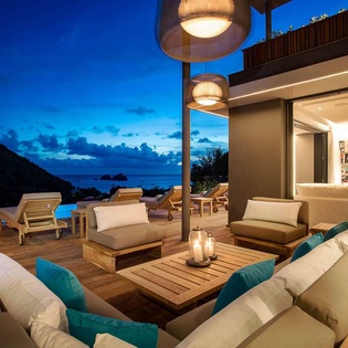 Deck at WV SAH, Corossol, St. Barthelemy