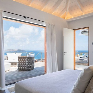 Bedroom at WV CAA, Pointe Milou, St. Barthelemy