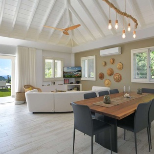 Living Room at WV ALW, Colombier, St. Barthelemy