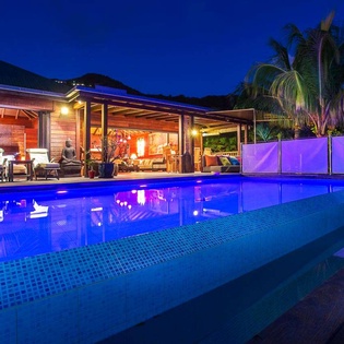 Villa Pool at WV EKA, Camaruche, St. Barthelemy