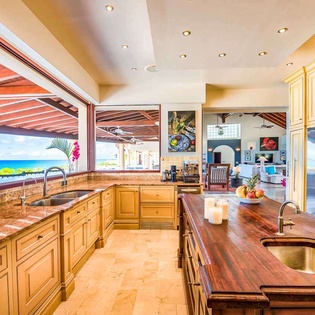 Kitchen at PIE CDP, Beach Side/Baie Longue, St. Martin