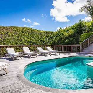 Villa Pool at WV ACI, Flamands, St. Barthelemy