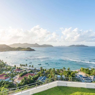 The view from WV REP, Lorient, St. Barthelemy