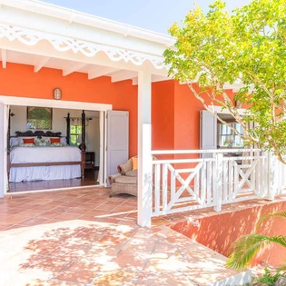 Bedroom at WV MGO, Colombier, St. Barthelemy
